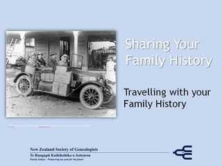 Travelling with your family history