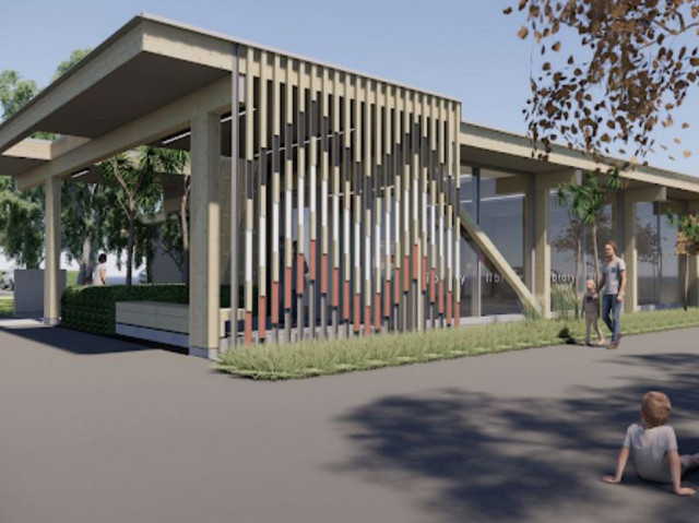 Te Āhuru Mōwai Manawatū Community Hub Library
